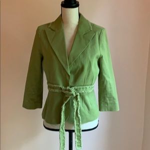 Blazer jacket lime green, lined